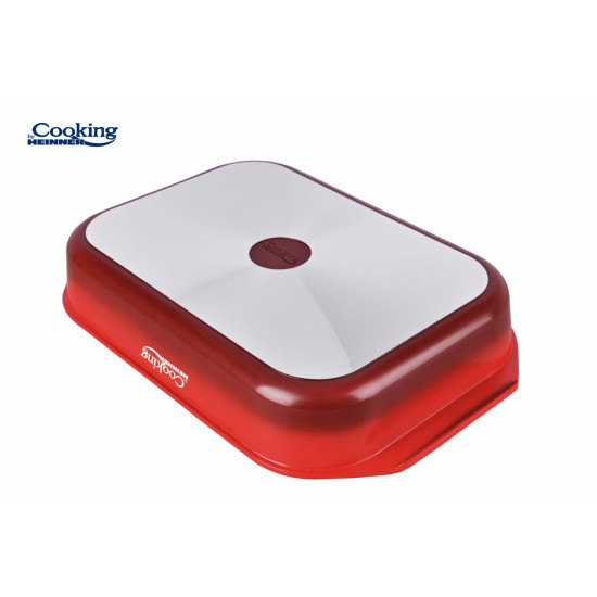 TAVA INALTA ALUMINIU 39.5x26CM, RED LINE TAVA INALTA ALUMINIU 39.5x26CM, RED LINE