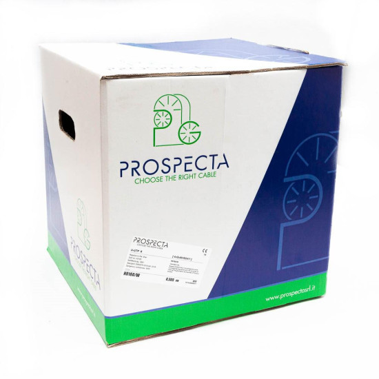Cablu UTP CAT 6E 4x2xAWG24, cupru 100%, cod: H0160/W, pentru retelistica ( pana la 250MHz), numar perechi: 4 twisted, diametrul conductorului: 0.51 mm, material PVC, culoare gri, diametru exterior: 5.7mm, Conductor Loop Resistance Ohm/km: 178, Mutual Capa