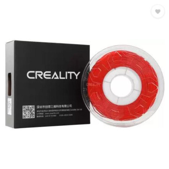 CREALITY CR PLA 3D Printer Filament, fluorescent red, Printing temperature: 190-220, Filament diameter: 1.75mm, Tensile strength: 60MPa, Size of filament wheel: Diameter 200mm, height 66mm, hole diameter 56mm. Utilizare: pana la 6 luni de la deschiderea a