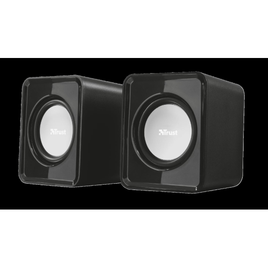 Boxe Stereo Trust Leto Compact 2.0 Speaker, 6W, negru