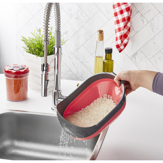 STRECURATOARE PLIABILA PENTRU OREZ/ FASOLE/ MAZARE 27.5 X 23 CM, COOKING BY HEINNER STRECURATOARE PLIABILA PENTRU OREZ/ FASOLE/ MAZARE 27.5 X 23 CM, COOKING BY HEINNER
