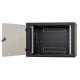 Rack de perete Triton sectiune simpla 6U 500mm adancime usa sticla panouri laterale fixe sectiuni, sectiuni acces cabluri sus/jos/spate securizare cu cheie, 1 pereche montanti reglabili IP30 negru Rack de perete Triton sectiune simpla 6U 500mm adancime usa sticla panouri laterale fixe sectiuni, sectiuni acces cabluri sus/jos/spate securizare cu cheie, 1 pereche montanti reglabili IP30 negru