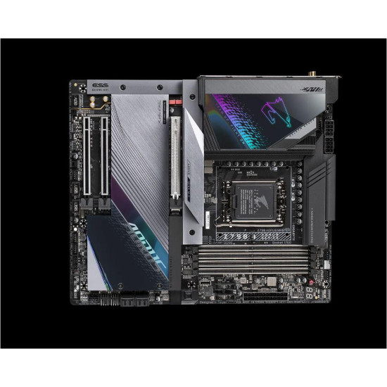 Placa de baza Gigabyte Z790 AORUS MASTER LGA 1700, Z790, PCIe Gen 5, EATX, 4x DIMM slots, DDR5 7950MHz(OC), 5 x M.2 , 4 x SATA, 10Gb LAN, WIFI 6E, DisplayPort, 11x USB, Type-C