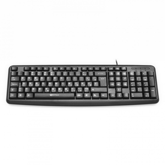 Tastatura Serioux 9400 ROMANIA, cu fir, RO layout, neagra, 104 taste, USB