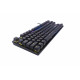 Tastatura gaming mecanica Serioux Freya, switch OUTEMU blue, pana la 50 milioane click-uri, 87 taste, 26 taste Anti-ghosting , 9 moduri de iluminare rainbow, material: ABS, layout US, palm rest de piele detasabil,  forta actionare: 60g ± 10g, plug and pla