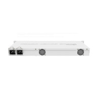 Mikrotik Cloud Router Switch, CRS328-4C-20S-4S+RM; Smart Switch, 20 xSFP cages, 4 x SFP+ cages, 4 x Combo ports (Gigabit Ethernet or SFP),800MHz CPU, 512MB RAM, 1U rackmount case, Dual Power Supplies, RouterOSL5 or SwitchOS (Dual Boot); Max power consumpt
