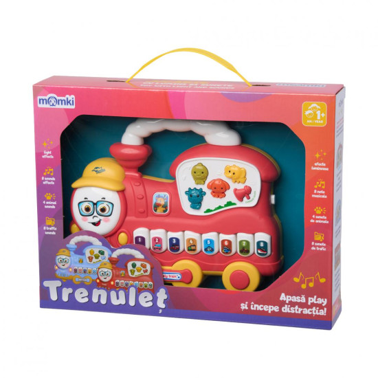 JUCARIE TRENULET CU LUMINI SI SUNETE JUCARIE TRENULET CU LUMINI SI SUNETE