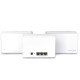 Mercusys AX3000 Whole Home Wi-Fi system HALO H80X(3-PACK),wi-fi 6 Dual-Band, Standarde Wireless: IEEE 802.11ax/ac/n/a 5 GHz, IEEE 802.11ax/n/b/g 2.4 GHz, viteza wireless: 2402 Mbps on 5 GHz, 574 Mbps on 2.4 GHz, Securitate wireless: WPA-PSK/WPA2-PSK/WPA3,
