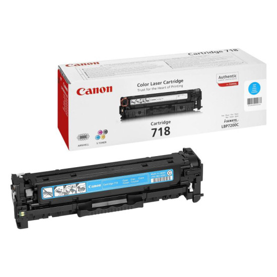 Toner Canon CRG718C, cyan, capacitate 2900 pagini, pentru LBP-7200Cdn Toner Canon CRG718C, cyan, capacitate 2900 pagini, pentru LBP-7200Cdn