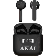 Casti Akai BTE-J101, In-ear, bluetooth, negru