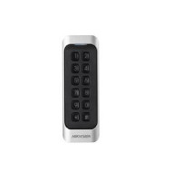 Cititor de card cu tastatura Hikvision DS-K1107AEK, citeste carduri cu frecventa de 125 KHz, distanta citire: <= 50 mm, RS-485, Wiegand (W26/W34) protocol si protocol OSDP, indicator de stare si alimentare, buzzer incorporat, tamper, alimentare 12VDC, IP6