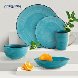 FARFURIE INTINSA CERAMICA 27 CM, GALA BLUE, ART OF DINING BY HEINNER
