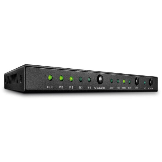 Lindy 4 Port HDMI 18G Switch with Audio Lindy 4 Port HDMI 18G Switch with Audio
