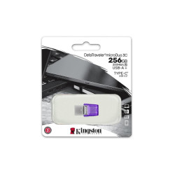 USB Flash Drive Kingston 256GB DT MicroDuo, USB 3.0, micro USB 3C