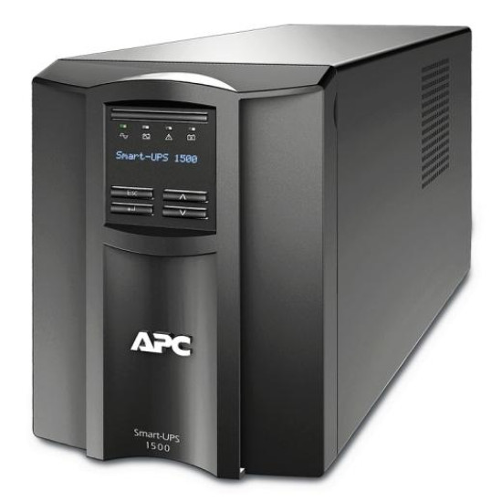 UPS APC Smart-UPS SMT line-interactive / sinusoidala 1500VA / 1000W 8conectori C13, baterie RBC7,smart conect,optional extindere garantie cu 1/3 ani(WBEXTWA R1YR-SP-03/WBEXTWAR3YR-SP-03)