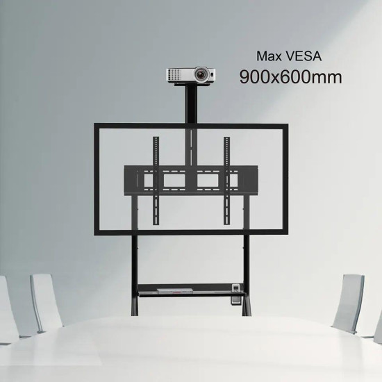 Stand TV Mobil Serioux TV213A, dimensiuni: 890x650x2200mm, compatibilitate Max Vesa:  900x600mm, compatibilitate TV:  47