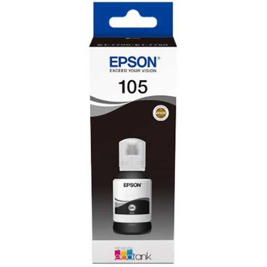 Cartus cerneala Epson 105 ECOTANK , black, capacitate 140ml, pentru L7160, L7180.