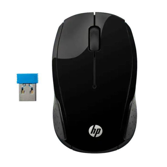 HP Mouse Wireless 200 Black. Culoare: Negru. Dimensiune: 95 x 58.5 x 34 mm. Greutate: 78g