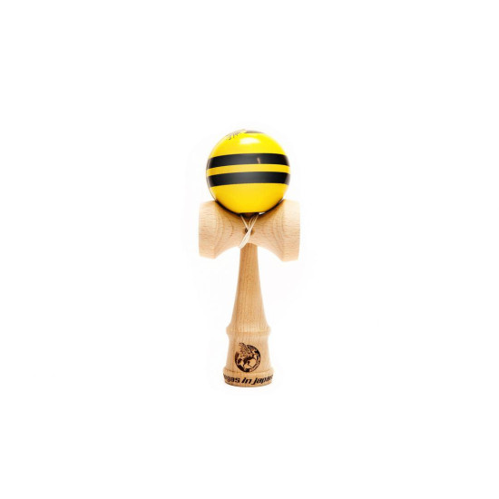 KENDAMA SAMURAI LEMN BEECH VOPSEA LIQUID GALBEN