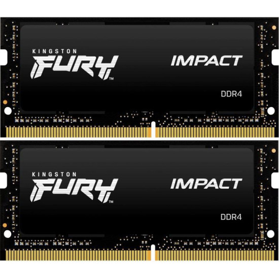 Memorie RAM notebook Kingston, SODIMM, DDR4, 32GB, 3200MHz, CL20, 1.2V, Kit of 2 Memorie RAM notebook Kingston, SODIMM, DDR4, 32GB, 3200MHz, CL20, 1.2V, Kit of 2