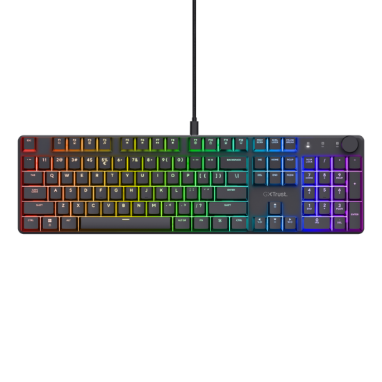 Tastatura Trust GXT 866 Torix cu fir, ng Tastatura Trust GXT 866 Torix cu fir, ng