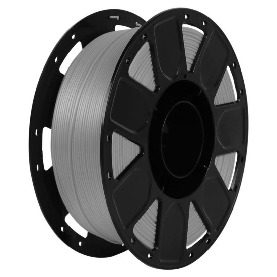 CREALITY ENDER PLA 3D Printer Filament, Grey, Printing temperature: 200, Filament diameter: 1.75mm, Tensile strength: 60MPa, Size of filament wheel: Diameter 200mm, height 70mm, hole diameter 56mm.