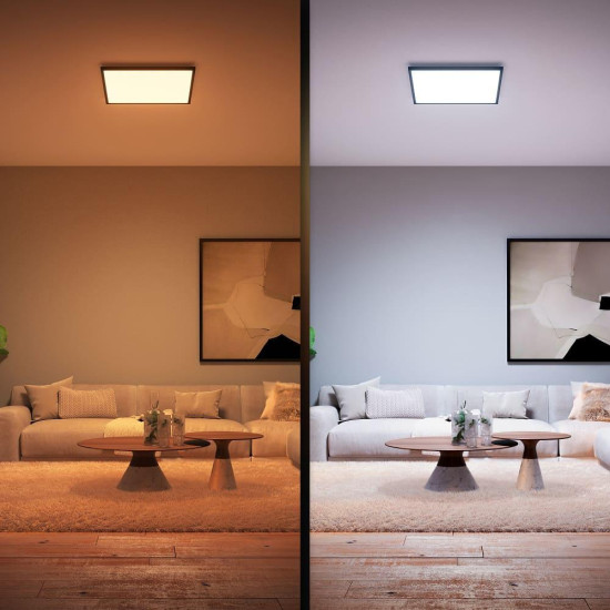 AURELLE HUE PANEL SQ BLACK 39W