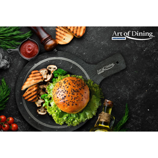 PLATOU ARDEZIE ROTUND CU MANER, 28X20 CM, COOKING BY HEINNER PLATOU ARDEZIE ROTUND CU MANER, 28X20 CM, COOKING BY HEINNER