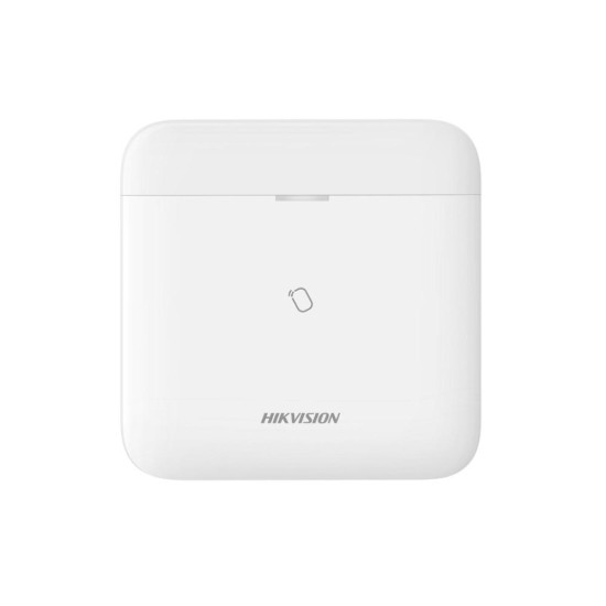 Centrala de alarma cu 96 zone AX PRO Hikvision DS-PWA96-M-WE, Wireless Control Panel Kit, 868MHz two-way wireless; Dual Wireless Technology: Tri-X/CAM-X; Long RF transmission range; pana la 96 Wireless Zones/Outputs, 8 Wireless Tag Readers/Keypads, 6 Wire