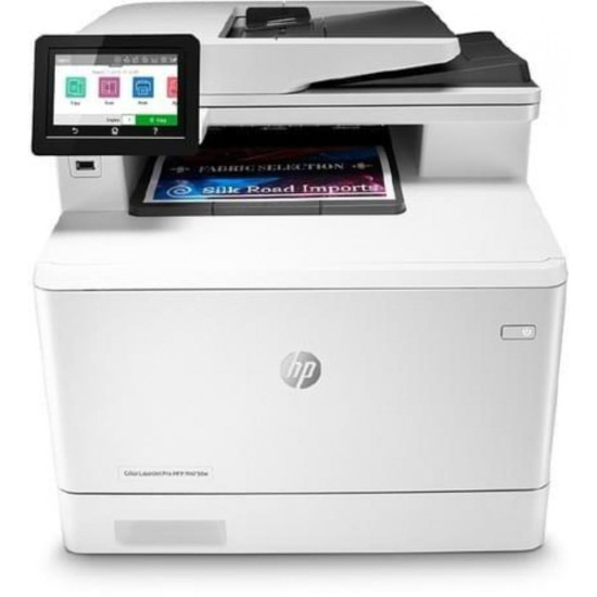 Multifunctional laser color HP M479FDN, Dimensiune A4, (Printare, Copiere, Scanare, fax), Viteza 27 ppm, Rezolutie 600 x 600 dpi, Procesor 1200 MHz, Memorie standard 512 MB NAND Flash,512 MB DRAM, Limbaje de printare HP PCL 6, HP PCL 5c, HP postscript lev