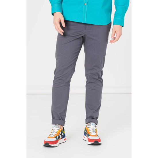 PANTALONI LUNG CASUAL BARBATI GREY M PANTALONI LUNG CASUAL BARBATI GREY M