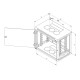 Rack de perete Triton sectiune simpla 15U 600mm adancime usa sticla panouri laterale detasabile, sectiuni acces cabluri sus/jos/spate securizare cu cheie, 1 pereche montanti reglabili, fabricat din tabla galvanizata IP30 gri Rack de perete Triton sectiune simpla 15U 600mm adancime usa sticla panouri laterale detasabile, sectiuni acces cabluri sus/jos/spate securizare cu cheie, 1 pereche montanti reglabili, fabricat din tabla galvanizata IP30 gri