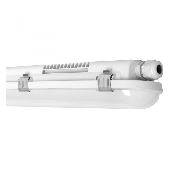 Lampa LED liniara Ledvance DP VAL 600, 18W, 220-240V, 2160 lm, luminaneutra (4000K), IP65, 60x6.8x7.7cm, policarbonat, Gri