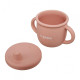 Set 3 piese silicon, roz