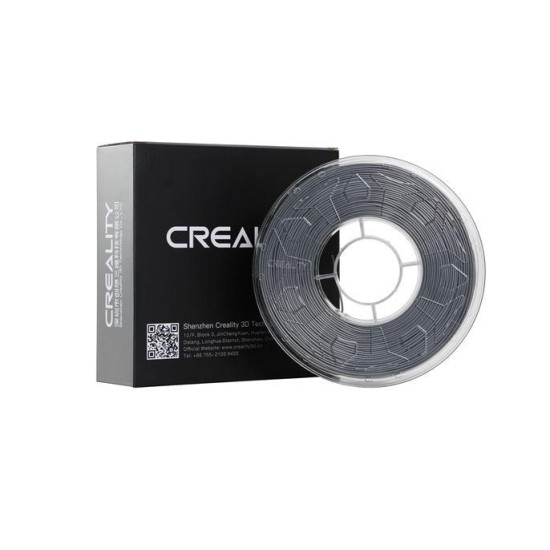 CREALITY CR PLA 3D Printer Filament, grey, Printing temperature: 190-220, Filament diameter: 1.75mm, Tensile strength: 60MPa, Size of filament wheel: Diameter 200mm, height 66mm, hole diameter 56mm. Utilizare: pana la 6 luni de la deschiderea ambalajului.