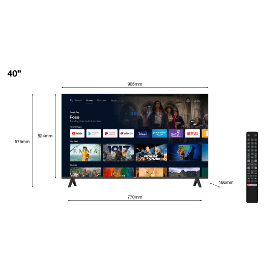 Smart TV TCL  40S5400A (Model 2021) 40