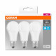 3 Becuri LED Osram Base Classic A, E27, 13W (100W), 1521 lm,lumina neutra (4000K)