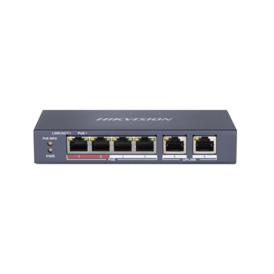 SWITCH HIKVISION 4 PORTURI POE SWITCH HIKVISION 4 PORTURI POE
