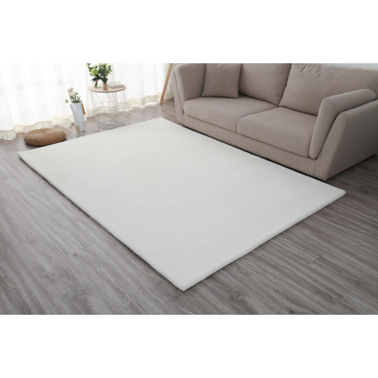 Covor Heinner Shaggy soft blanita Alb 200x300 cm