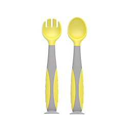 Set lingurita si furculita,galben,U-Grow