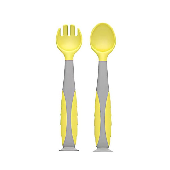 Set lingurita si furculita,galben,U-Grow Set lingurita si furculita,galben,U-Grow