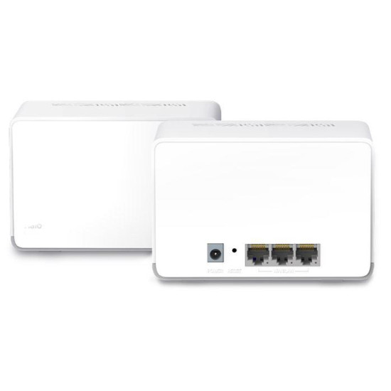 Mercusys AX1800 Whole Home Wi-Fi system HALO H70X(2-PACK),wi-fi 6 Dual-Band, Standarde Wireless: IEEE 802.11ax/ac/n/a 5 GHz, IEEE 802.11ax/n/b/g 2.4 GHz, viteza wireless: 1201 Mbps on 5 GHz, 574 Mbps on 2.4 GHz, Securitate wireless:  WPA-PSK/WPA2-PSK/WPA3