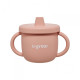 Set 3 piese silicon, roz