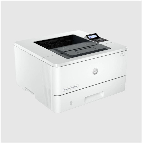 Imprimanta Laser Mono HP LaserJet PRO 4002DWE; A4, duplex, viteza printare 40ppm Rezolutie printare:1200x1200dpi, memorie 256MB, max, procesor 1.2 GHz, fpo 6.1 sec, limbaje HP PCL 6, HP PCL 5e, HP postscript level 3 emulation, PDF, URF, PWG Raster , alime