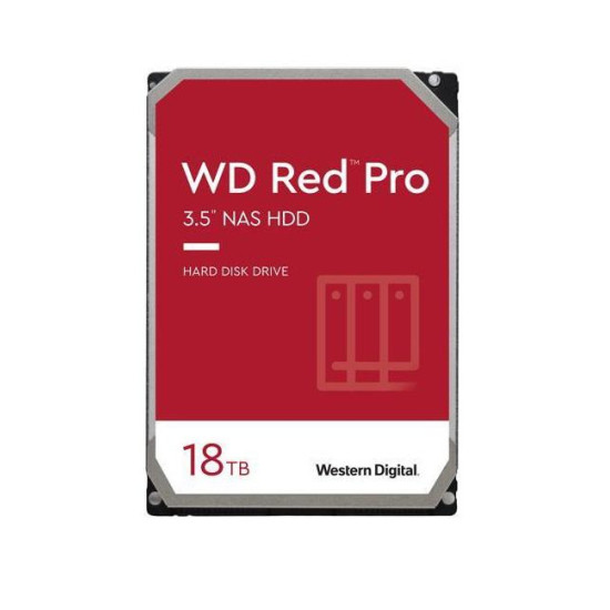 HDD WD RED PRO, 18TB, 7200RPM, SATA HDD WD RED PRO, 18TB, 7200RPM, SATA