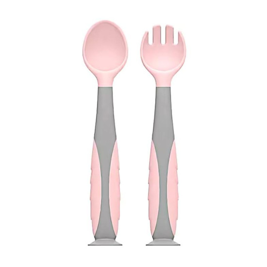 Set lingurita si furculita , roz, U-Grow Set lingurita si furculita , roz, U-Grow