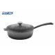 TIGAIE ADANCA FONTA EMAILATA + CAPAC 24 X 8 CM, 2.5 L, MARBLE GREY, COOKING BY HEINNER TIGAIE ADANCA FONTA EMAILATA + CAPAC 24 X 8 CM, 2.5 L, MARBLE GREY, COOKING BY HEINNER