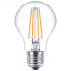 3 Becuri LED Philips Classic A60, EyeComfort, E27, 7W (60W), 806 lm, lumina calda (2700K), cu filament