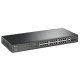 TP-LINK 28-Port Gigabit Easy Smart Switch with 24-Port PoE+, Standarde și Protocoale: IEEE 802.3, IEEE 802.3u, IEEE 802.3ab, IEEE 802.3x, IEEE 802.3af, IEEE 802.3at, IEEE 802.1q, IEEE 802.1p, Interfață: 26 10/100/1000 Mbps RJ45 Ports, 2 Gigabit SFP Ports,