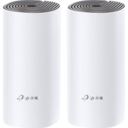 TP-Link AC1200+AV1000 Sistem Mesh Wi-Fi, DECO P9(2-PACK);  Caracteristici wireless: Standarde Wireless: IEEE 802.11 ac/n/a 5 GHz, IEEE 802.11 b/g/n 2.4 GHz; Frecvență: 2.4GHz and 5GHz; Rată de Semnal: 867Mbps at 5GHz, 300Mbps at 2.4GHz; Caracteristici Har